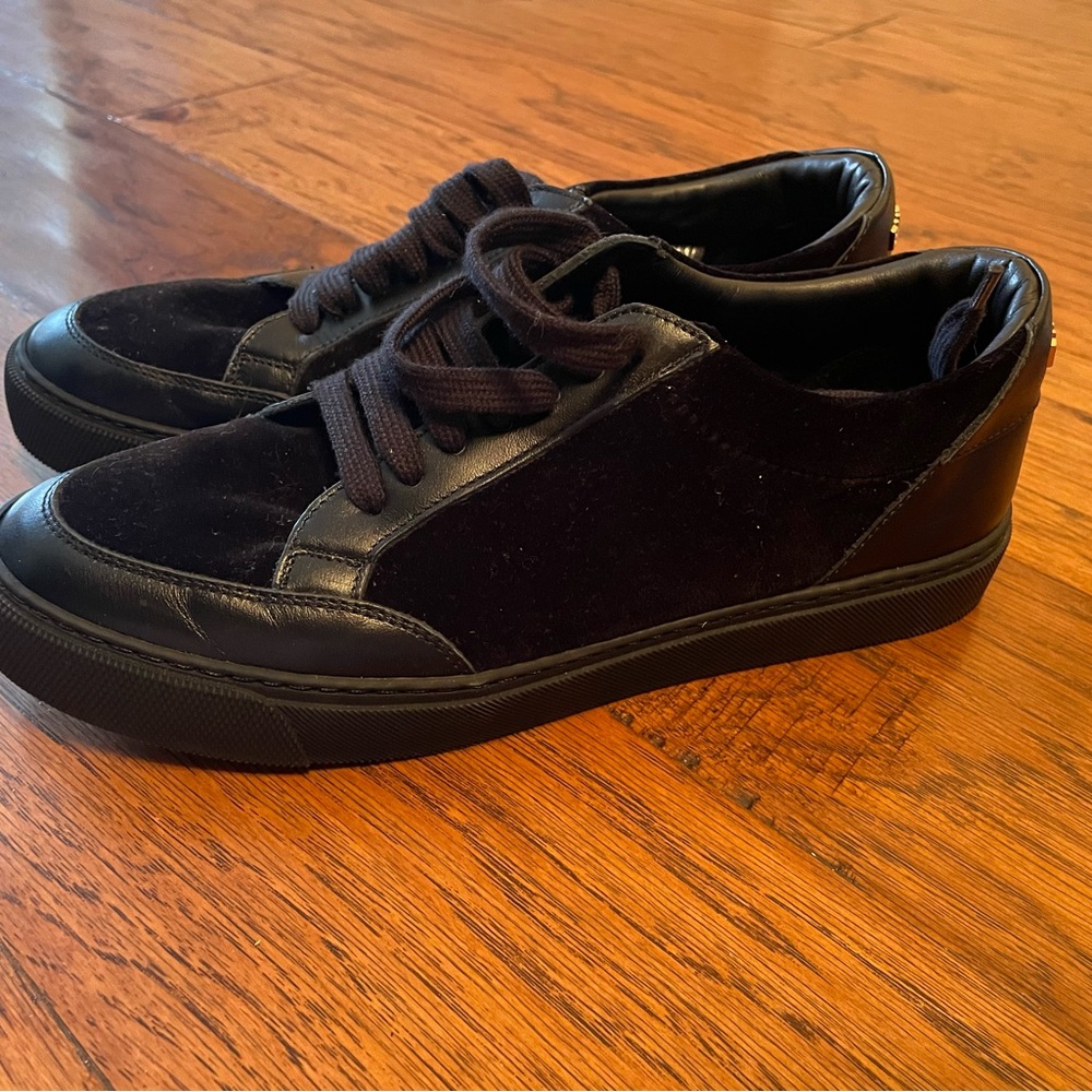 Burberry Men's Black and Blue Sneakers - Picture 5 of 14